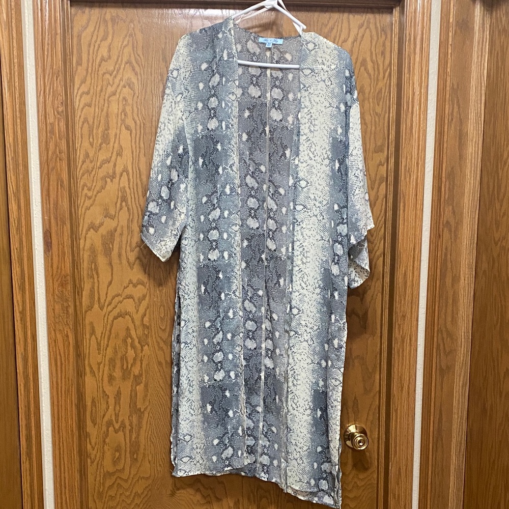 Snakeskin kimono